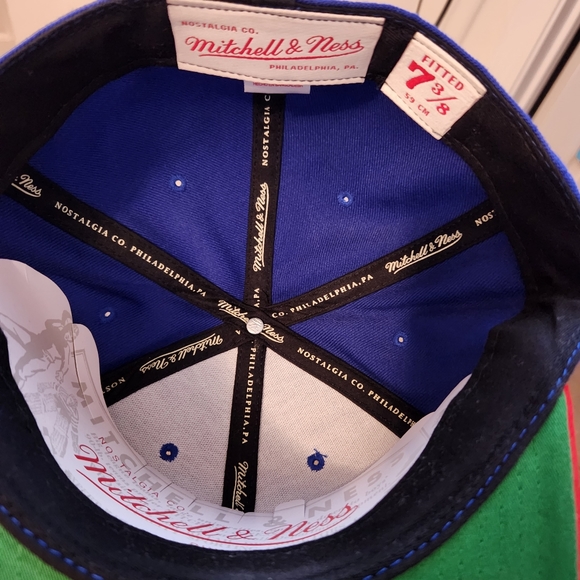 Mitchell & Ness 76ers Philadelphia Sixers Fitted Hat Size 7 3/8 - Picture 5 of 7